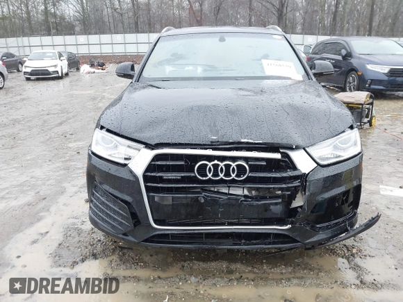 2018 Audi Q3 Premium with VIN WA1ECCFS1JR027495, listed as a IAAI auction lot 41568539 with 91,100 mi miles. Bid and sale history available at carsss.com. Image 6.