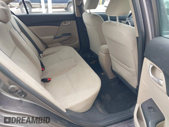 2013 Honda Civic LX with VIN 19XFB2F50DE066189, listed as a IAAI auction lot 41967791 with 75,900 mi miles and . Bid and sale history available at DreamBid. Image 8.
