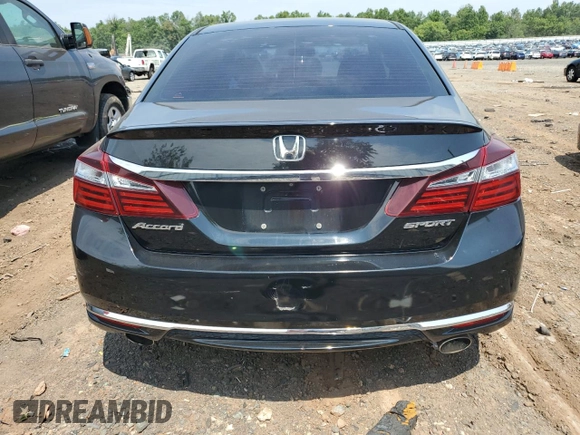 2016 Honda Accord Sport with VIN 1HGCR2F55GA034359, listed as a Copart auction lot 64686764 with 119,533 mi miles and Salvage Title. Bid and sale history available at DreamBid. Image 6.