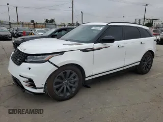 2018 Land Rover Range Rover Velar R-Dynamic SE z VIN SALYL2RV2JA747334, wystawiony jako Copart lot #59562655 z przebiegiem 79 780 mil mil oraz Szkoda całkowita • Salvage title. Historia ofert i sprzedaży dostępna na DreamBid. Obrazek 1.