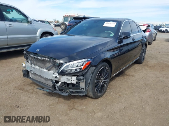 2019 Mercedes-Benz C 300 with VIN WDDWF8DB1KR483795, listed as a IAAI auction lot 41679728 with 138,307 mi miles and . Bid and sale history available at DreamBid. Image 2.