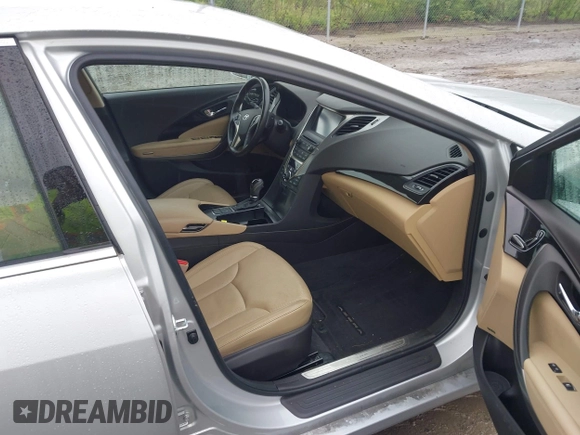 2014 Hyundai Azera Limited with VIN KMHFH4JG1EA424547, listed as a IAAI auction lot 42352357 with 47,242 mi miles and . Bid and sale history available at DreamBid. Image 5.