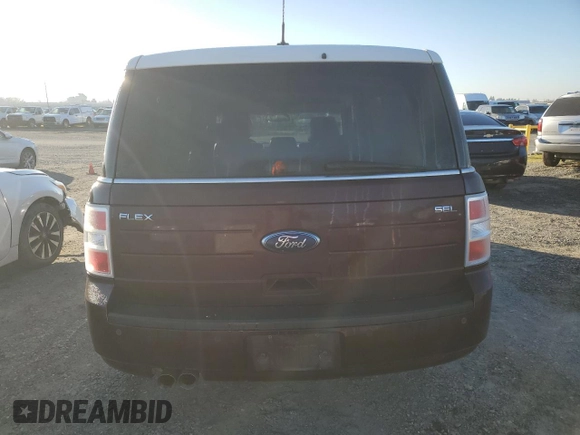 2011 Ford Flex SEL with VIN 2FMGK5CC0BBD31640, listed as a Copart auction lot 88508875 with 216,171 mi miles and Clean Title. Bid and sale history available at carsss.com. Image 6.