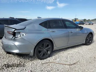 2021 Acura TLX w/A-Spec Package with VIN 19UUB5F54MA012441, listed as a Copart auction lot 86697494 with 40,859 mi miles and Salvage Title. Bid and sale history available at carsss.com. Image 3.