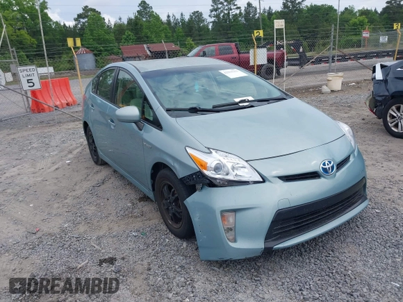 2013 Toyota Prius One with VIN JTDKN3DU6D5645771, listed as a IAAI auction lot 42231363 with 152,576 mi miles and . Bid and sale history available at carsss.com. Image 1.