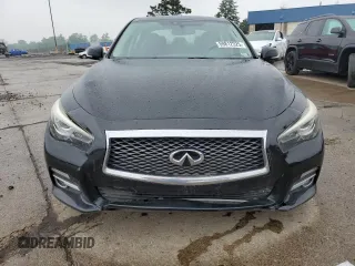 2017 Infiniti Q50 Signature Edition with VIN JN1EV7AR3HM840407, listed as a Copart auction lot 59812325 with 153,709 mi miles and Salvage title. Bid and sale history available at DreamBid. Image 5.
