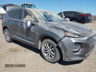 2019 Hyundai Santa Fe SEL with VIN 5NMS33AD0KH078624, listed as a IAAI auction lot 41747977 with 98,507 mi miles. Bid and sale history available at carsss.com. Image 1.