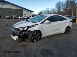 2014 Hyundai Elantra Coupe with VIN KMHDH6AH0EU028586, listed as a Copart auction lot 86395934 with 110,738 mi miles and Salvage Title. Bid and sale history available at carsss.com. Image 1.