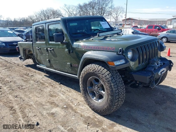 2022 Jeep Gladiator Rubicon with VIN 1C6JJTBG9NL102133, listed as a IAAI auction lot 41547187 with 105,881 mi miles. Bid and sale history available at carsss.com. Image 1.