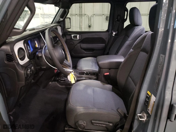 2024 Jeep Wrangler Sport with VIN 1C4PJXDG0RW346653, listed as a Copart auction lot 87248084 with 1,650 mi miles and Salvage Title. Bid and sale history available at carsss.com. Image 7.