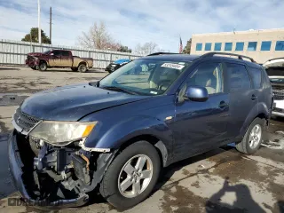2007 Mitsubishi Outlander LS with VIN JA4MT31X67U007280, listed as a Copart auction lot 83249404 with 212,757 mi miles and Salvage Title. Bid and sale history available at carsss.com. Image 1.