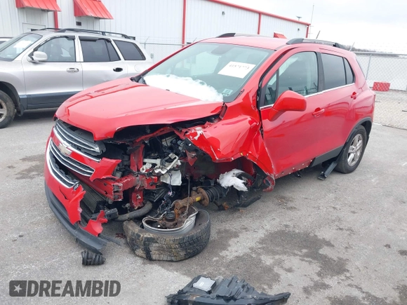 2016 Chevrolet Trax LT with VIN KL7CJPSB6GB606268, listed as a IAAI auction lot 41571773 with 141,906 mi miles and . Bid and sale history available at DreamBid. Image 2.
