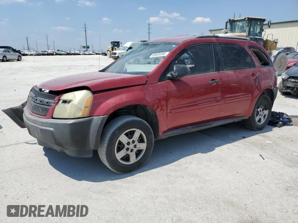 2005 Chevrolet Equinox LS with VIN 2CNDL13F956180099, listed as a Copart auction lot 68920394 with 254,049 mi miles and Non Repairable. Bid and sale history available at carsss.com. Image 1.