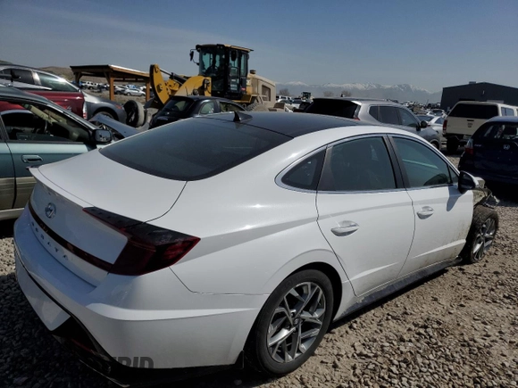 2023 Hyundai Sonata SEL z VIN KMHL14JA6PA283349, wystawiony jako Copart lot #52544825 z przebiegiem 26 840 mil mil oraz Szkoda całkowita • Salvage title. Historia ofert i sprzedaży dostępna na DreamBid. Obrazek 3.