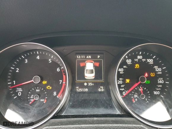 2016 Volkswagen Passat 1.8T SEL Premium with VIN 1VWCS7A36GC067409, listed as a Copart auction lot 44623395 with 125,139 mi miles and Salvage Title. Bid and sale history available at carsss.com. Image 9.