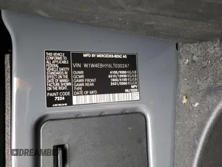 2020 Mercedes-Benz Sprinter with VIN W1W4EBHY6LT030247, listed as a Copart auction lot 82175434 with Not Provided miles and Salvage Title. Bid and sale history available at DreamBid. Image 13.