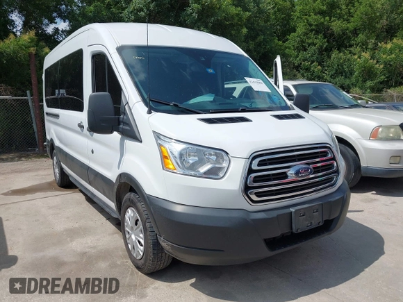 2019 Ford Transit with VIN 1FTYR2CM3KKB23365, listed as a IAAI auction lot 42439088 with 137,166 mi miles and . Bid and sale history available at DreamBid. Image 1.