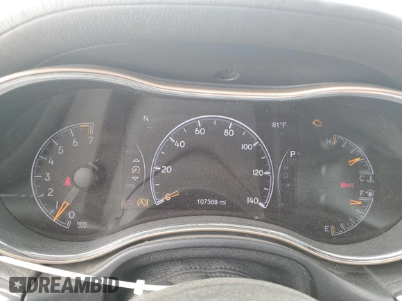 2017 Jeep Grand Cherokee Overland z VIN 1C4RJFCG2HC700029, wystawiony jako Copart lot #48120525 z przebiegiem 107 369 mil mil oraz Szkoda całkowita • Salvage title. Historia ofert i sprzedaży dostępna na DreamBid. Obrazek 9.