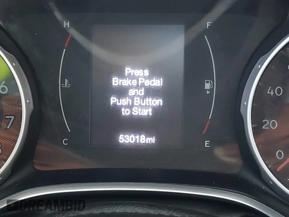 2020 Jeep Compass Latitude with VIN 3C4NJCBB9LT252792, listed as a IAAI auction lot 41714320 with 53,018 mi miles and . Bid and sale history available at DreamBid. Image 7.