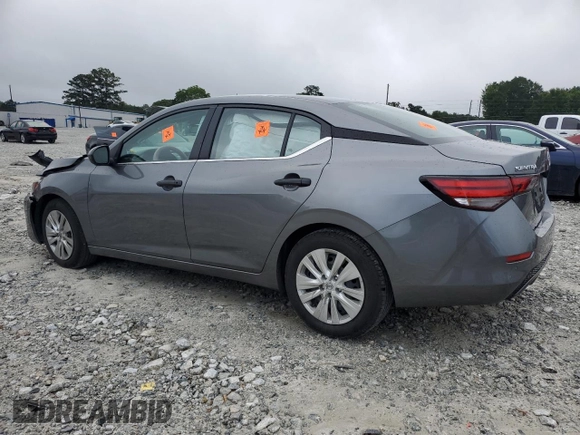 2024 Nissan Sentra S with VIN 3N1AB8BV3RY289757, listed as a Copart auction lot 60751805 with 37,060 mi miles and Salvage title. Bid and sale history available at DreamBid. Image 2.