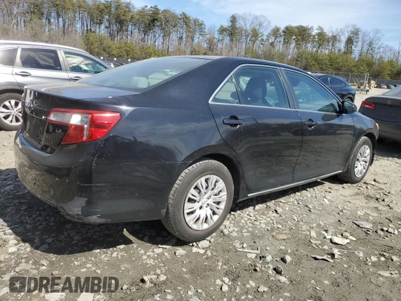 2013 Toyota Camry L with VIN 4T1BF1FK9DU206434, listed as a Copart auction lot 48357575 with 104,836 mi miles and Salvage Title. Bid and sale history available at DreamBid. Image 3.