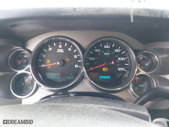 2012 Chevrolet Silverado 1500 LT with VIN 3GCPCSE03CG222445, listed as a IAAI auction lot 41217503 with 229,097 mi miles. Bid and sale history available at carsss.com. Image 7.