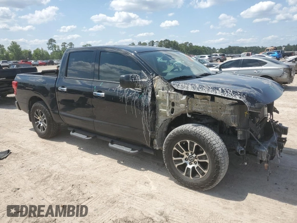 2021 Nissan Titan SV z VIN 1N6AA1EF6MN512596, wystawiony jako Copart lot #56140285 z przebiegiem 49 145 mil mil oraz Szkoda całkowita • Salvage title. Historia ofert i sprzedaży dostępna na DreamBid. Obrazek 4.
