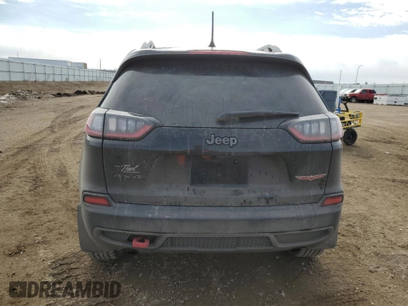 2020 Jeep Cherokee Trailhawk Elite with VIN 1C4PJMBN1LD533239, listed as a Copart auction lot 46364644 with 35,056 mi miles and . Bid and sale history available at DreamBid. Image 6.