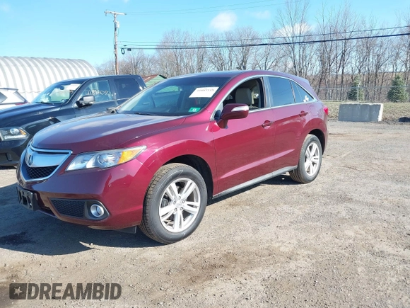 2014 Acura RDX Tech Pkg with VIN 5J8TB4H50EL005348, listed as a IAAI auction lot 41883118 with 118,638 mi miles. Bid and sale history available at carsss.com. Image 2.