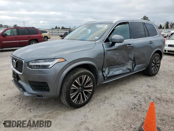 2020 Volvo XC90 Momentum with VIN YV4102CK1L1583168, listed as a Copart auction lot 36781303 with 11,182 mi miles. Bid and sale history available at carsss.com. Image 1.