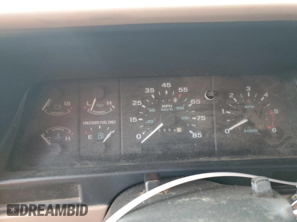 1993 Ford Ranger XLT with VIN 1FTDR15X8PPA52934, listed as a Copart auction lot 75348384 with 259,945 mi miles and Salvage Title. Bid and sale history available at DreamBid. Image 9.