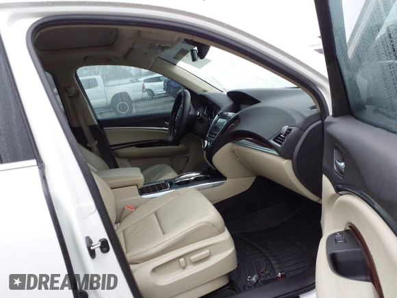 2016 Acura MDX w/Tech with VIN 5FRYD3H49GB008253, listed as a IAAI auction lot 41564115 with 127,500 mi miles. Bid and sale history available at carsss.com. Image 5.