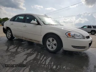 2008 Chevrolet Impala LT with VIN 2G1WT58K381219306, listed as a Copart auction lot 53984945 with 142,157 mi miles and Salvage Title. Bid and sale history available at DreamBid. Image 4.