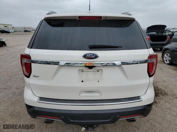 2018 Ford Explorer XLT with VIN 1FM5K7D84JGA54673, listed as a Copart auction lot 51596095 with 67,424 mi miles and Clean Title. Bid and sale history available at carsss.com. Image 6.