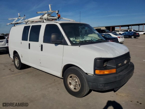 2009 Chevrolet Express Cargo Van with VIN 1GCGG25C491114745, listed as a Copart auction lot 80337884 with 396,998 mi miles and Clean Title. Bid and sale history available at carsss.com. Image 4.