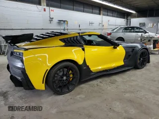 2019 Chevrolet Corvette Grand Sport 2LT with VIN 1G1YY2D76K5122682, listed as a Copart auction lot 46515735 with 7,538 mi miles and Salvage Title. Bid and sale history available at carsss.com. Image 3.