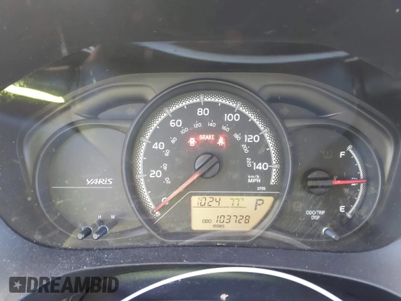 2015 Toyota Yaris L with VIN VNKKTUD34FA051863, listed as a IAAI auction lot 41615246 with 103,728 mi miles. Bid and sale history available at carsss.com. Image 7.