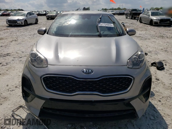 2020 Kia Sportage LX with VIN KNDPM3ACXL7724089, listed as a Copart auction lot 51754855 with Not Provided miles and Salvage Title. Bid and sale history available at DreamBid. Image 5.