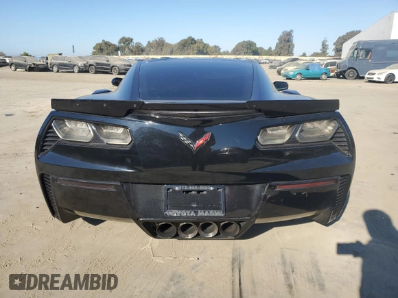 2016 Chevrolet Corvette Z06 1LZ with VIN 1G1YP2D63G5600462, listed as a Copart auction lot 42380425 with 0 mi miles and Salvage Title. Bid and sale history available at carsss.com. Image 6.