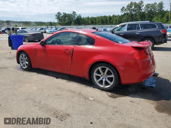 2004 Infiniti G35 w/Leather z VIN JNKCV54EX4M817054, wystawiony jako Copart lot #58021365 z przebiegiem Nie podano mil oraz Szkoda całkowita • Salvage title. Historia ofert i sprzedaży dostępna na DreamBid. Obrazek 2.