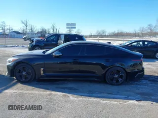 2020 Kia Stinger GT-Line with VIN KNAE15LA8L6075791, listed as a IAAI auction lot 41284342 with 47,978 mi miles. Bid and sale history available at carsss.com. Image 13.