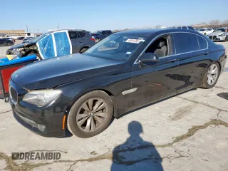 2011 BMW 7 Series 740Li with VIN WBAKB4C53BC574818, listed as a Copart auction lot 46913705 with 105,665 mi miles and Clean Title. Bid and sale history available at carsss.com. Image 1.