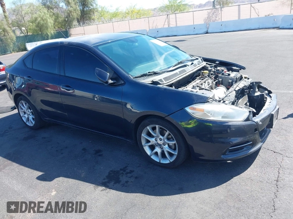 2013 Dodge Dart SXT with VIN 1C3CDFBA7DD297894, listed as a IAAI auction lot 42089111 with 153,423 mi miles. Bid and sale history available at carsss.com. Image 1.