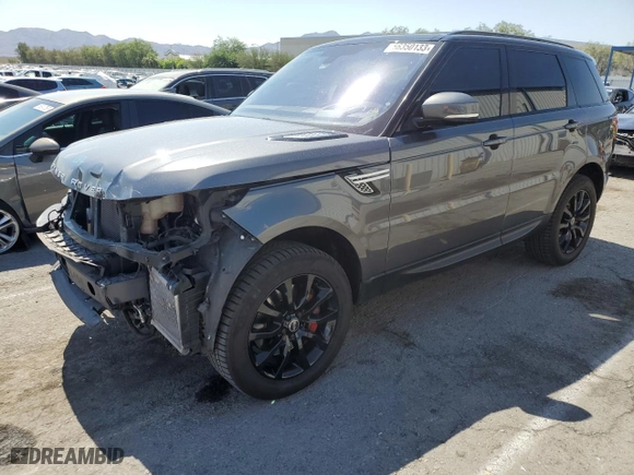 2016 Land Rover Range Rover Sport V8 Dynamic with VIN SALWR2EF2GA106777, listed as a Copart auction lot 56350133 with 49,437 mi miles and Salvage Title. Bid and sale history available at carsss.com. Image 1.