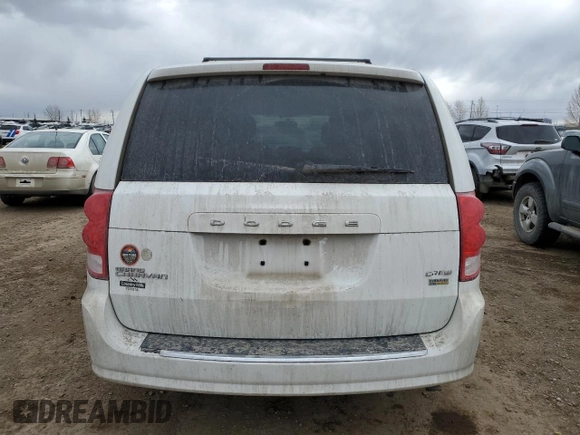 2017 Dodge Grand Caravan Crew Plus with VIN 2C4RDGDG5HR630240, listed as a Copart auction lot 49776485 with 194,014 mi miles and Salvage Title. Bid and sale history available at DreamBid. Image 6.