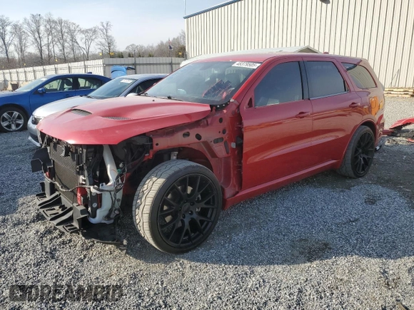 2018 Dodge Durango R/T with VIN 1C4SDHCT2JC327906, listed as a Copart auction lot 48379505 with 61,126 mi miles and Salvage title. Bid and sale history available at DreamBid. Image 1.