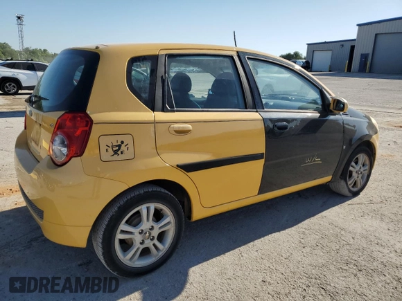 2010 Chevrolet Aveo 2LT with VIN KL1TG6DEXAB133847, listed as a Copart auction lot 56783285 with 120,120 mi miles and Salvage title. Bid and sale history available at DreamBid. Image 3.