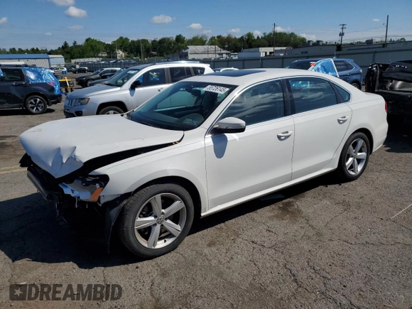 2012 Volkswagen Passat SE с VIN 1VWBP7A31CC084951, выставлен на аукционе Copart как лот 55726145 с пробегом 98 654 миль миль и Списание • Salvage title. История ставок и продаж доступна на DreamBid. Изображение 1.