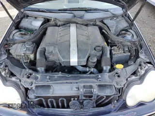 2001 Mercedes-Benz C 320 with VIN WDBRF64J61F078422, listed as a Copart auction lot 78873084 with 236,278 mi miles and Salvage Title. Bid and sale history available at DreamBid. Image 11.