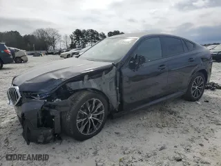 2025 BMW X6 xDrive40i with VIN 5UX33EX08S9Z08099, listed as a Copart auction lot 47394125 with 0 mi miles and Salvage Title. Bid and sale history available at carsss.com. Image 1.